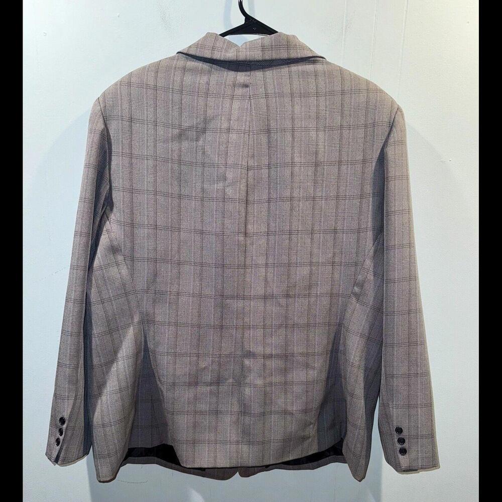 Womens Justin Taylor Blazer & Skirt Matching Set, Size 20W Gray Night Out / Work - Picture 2 of 5